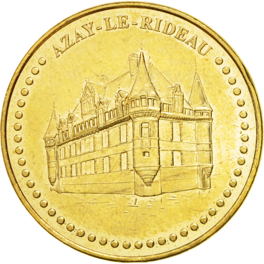Francia, Token, Touristic token, 37/ Château d'Azay-le-Rideau, Arts & Culture
