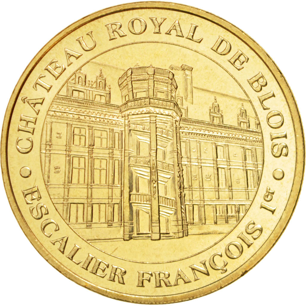 France, Token, Touristic token, 41/ Escalier François Ier - Blois, Arts &