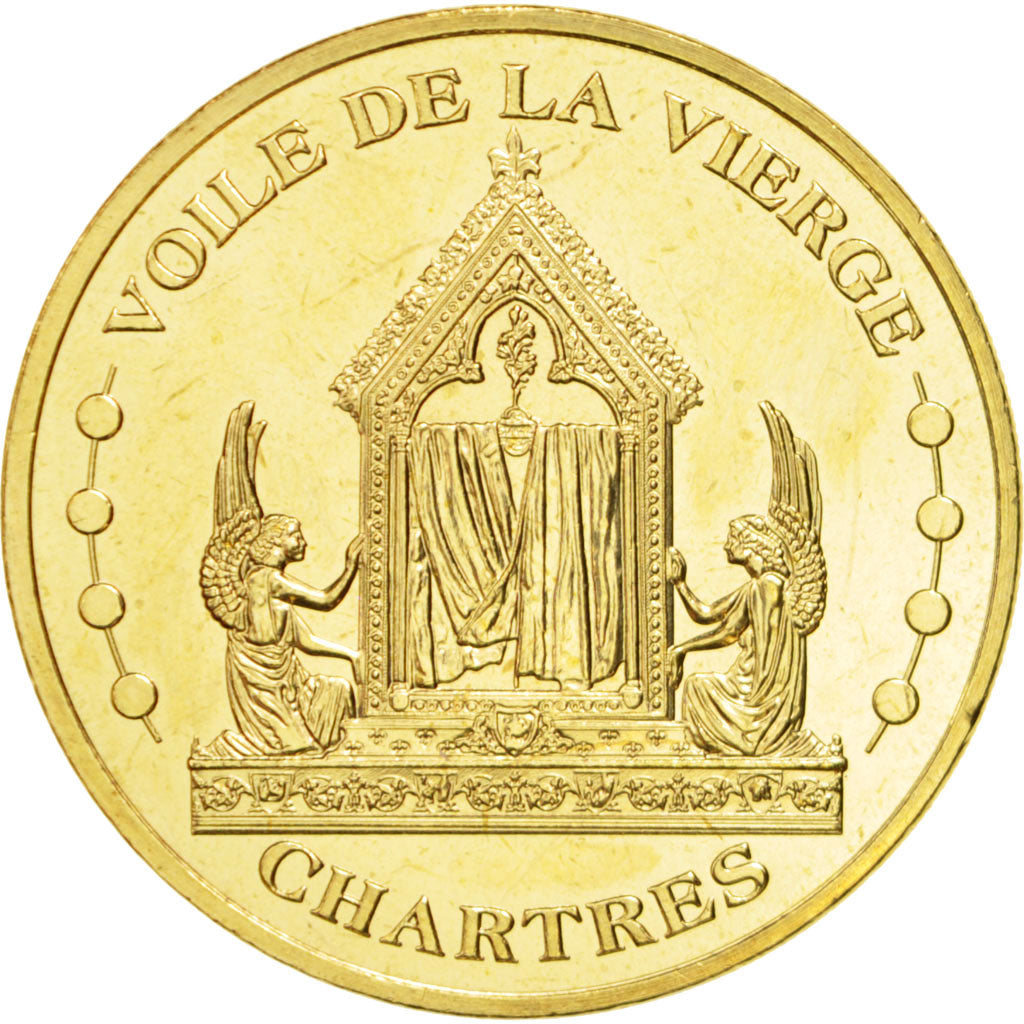 France, Token, Touristic token, 28/ Voile de la Vierge - Chartres, Arts &