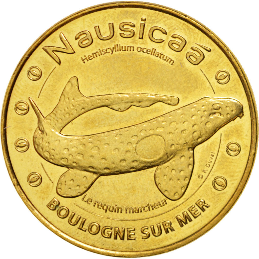 Francia, Token, Touristic token, 62/ Nausicaà - Requin - Boulogne, Arts &