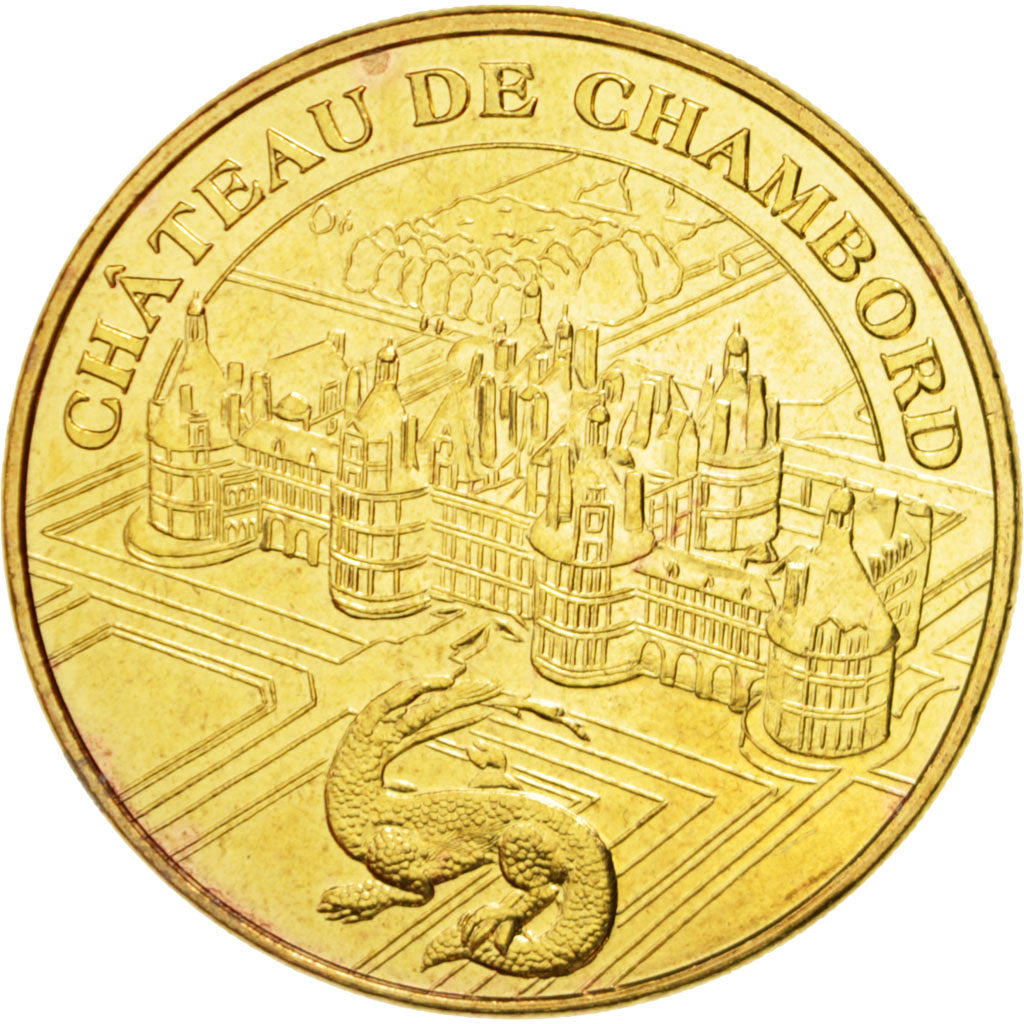 France, Token, Touristic token, 41/ Château de Chambord - Salamandre, Arts &