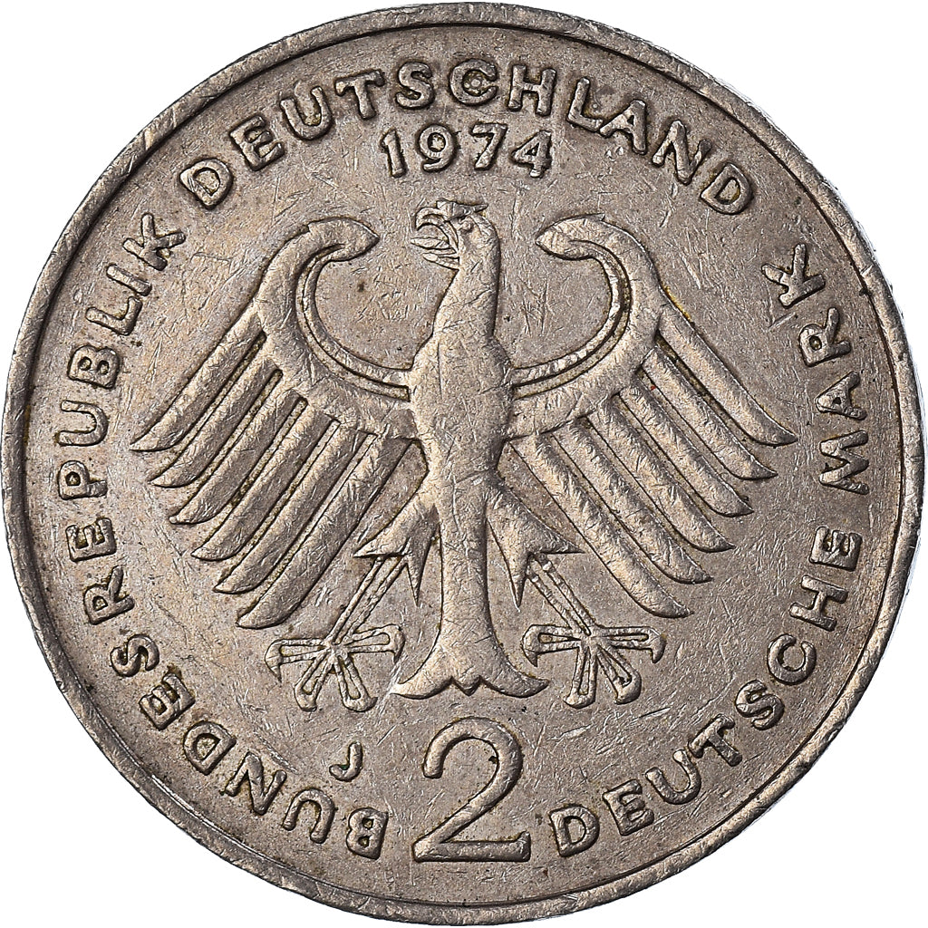 Coin, GERMANY - FEDERAL REPUBLIC, 2 Mark, 1974