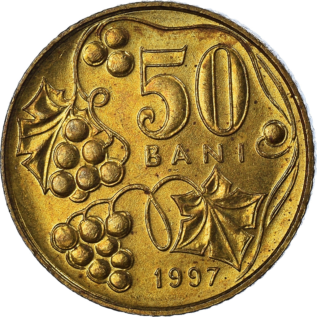 Münze, Moldova, 50 Bani, 1997