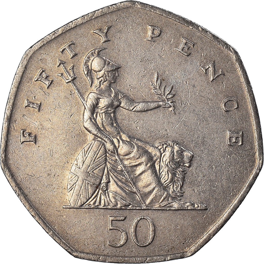 Moeda, Grã-Bretanha, 50 Pence, 1997