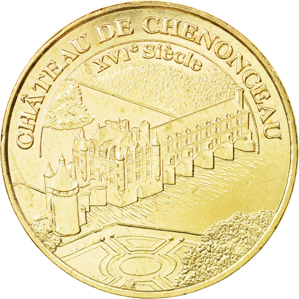 France, Jeton, Jeton Touristique, 37/ Château de Chenonceau, Arts & Culture