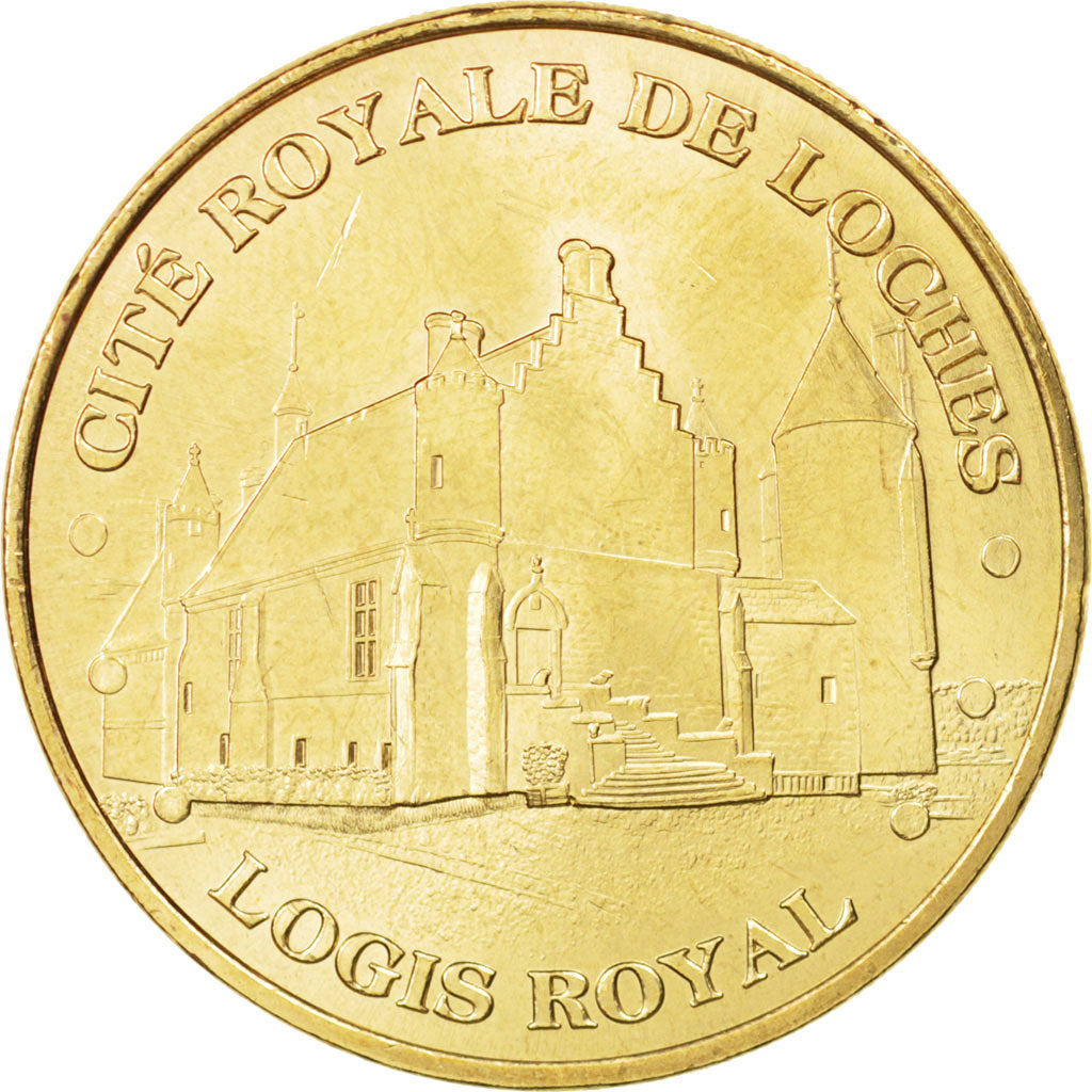 France, Token, Touristic token, 37/ Cité Royale de Loches, Arts & Culture