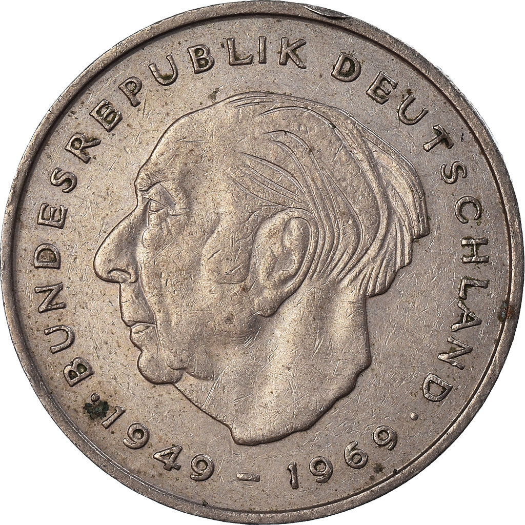 Moneta, GERMANIA - REPUBBLICA FEDERALE, 2 Mark, 1970