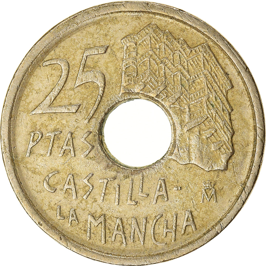 Münze, Spanien, 25 Pesetas, 1996