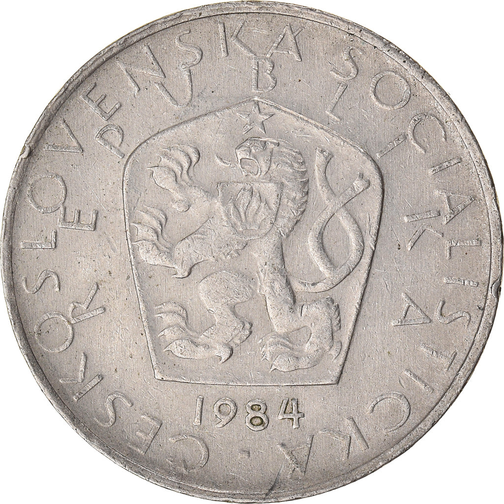 Munten, Tsjecho-Slowakije, 5 Korun, 1984