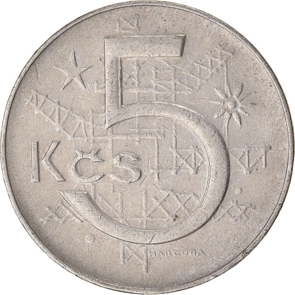 Munten, Tsjecho-Slowakije, 5 Korun, 1984