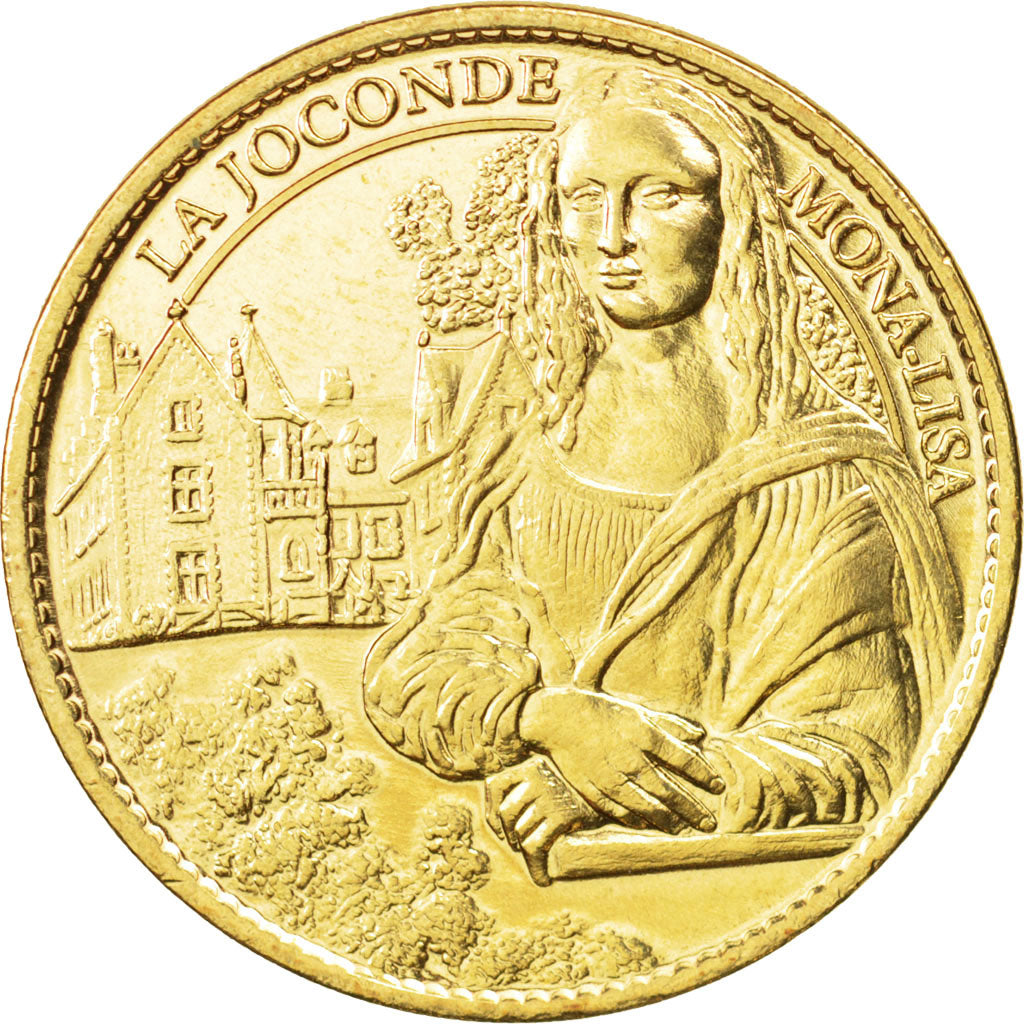 France, Token, Touristic token, 37/ La Joconde - Clos Lucé, Amboise, Arts &