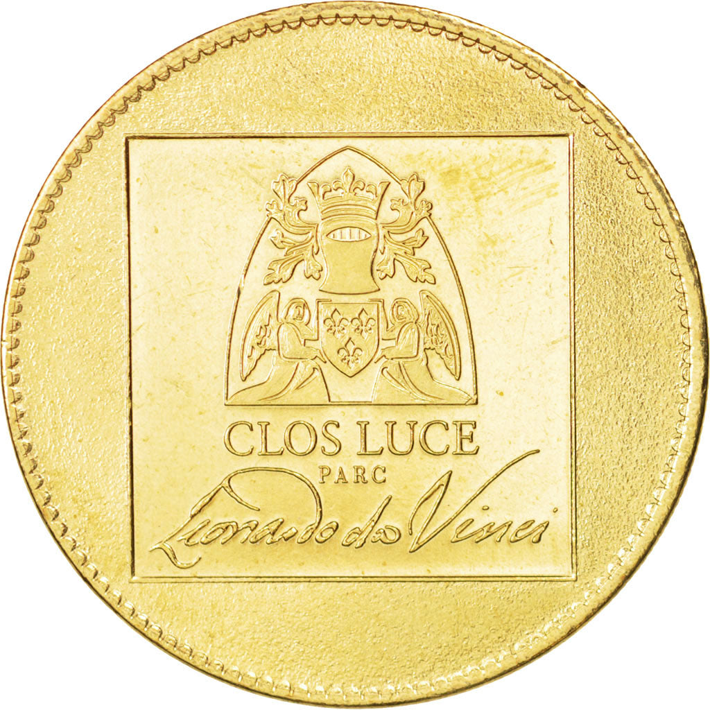 France, Token, Touristic token, 37/ La Joconde - Clos Lucé, Amboise, Arts &