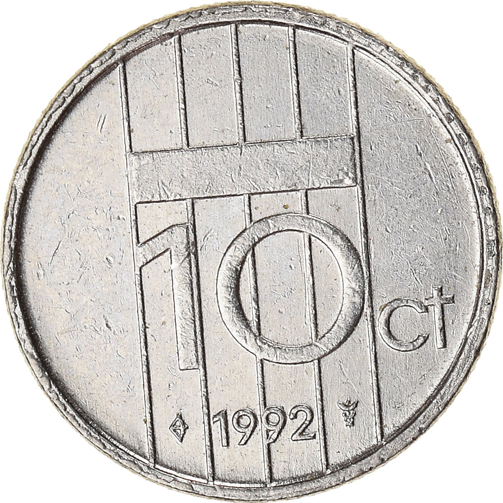 Coin, Netherlands, 10 Cents, 1992