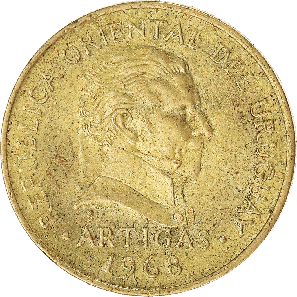 Coin, Uruguay, Peso, 1968