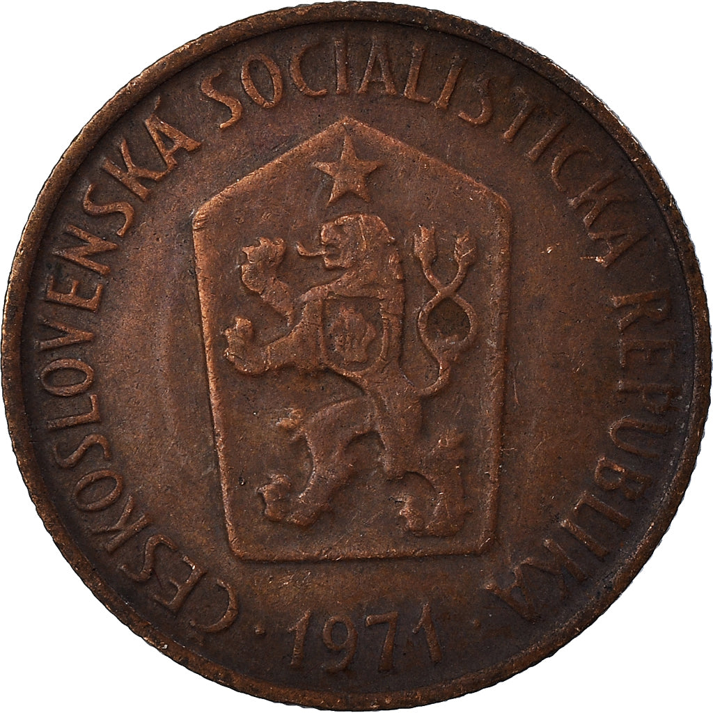 Munten, Tsjecho-Slowakije, 50 Haleru, 1971
