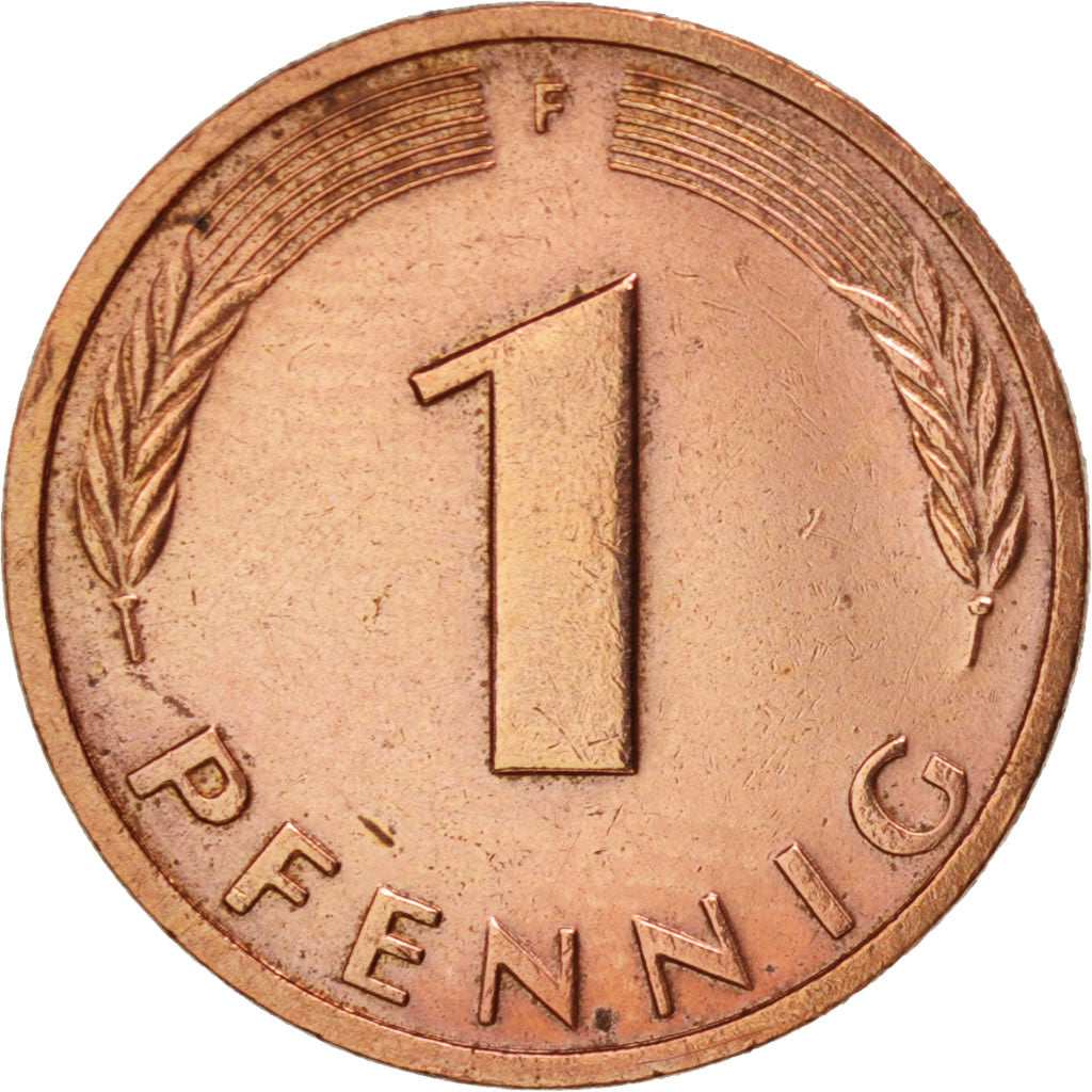 Coin, GERMANY - FEDERAL REPUBLIC, Pfennig, 1994, Stuttgart, EF(40-45), Copper