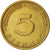 Coin, GERMANY - FEDERAL REPUBLIC, 5 Pfennig, 1972, Munich, EF(40-45), Brass Clad