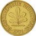 Moneda, ALEMANIA - REPÚBLICA FEDERAL, 5 Pfennig, 1991, Munich, MBC, Latón