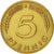 Coin, GERMANY - FEDERAL REPUBLIC, 5 Pfennig, 1991, Munich, EF(40-45), Brass Clad