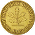 Münze, Bundesrepublik Deutschland, 10 Pfennig, 1969, Karlsruhe, SS, Brass Clad