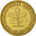 Coin, GERMANY - FEDERAL REPUBLIC, 10 Pfennig, 1969, Karlsruhe, EF(40-45), Brass