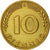 Coin, GERMANY - FEDERAL REPUBLIC, 10 Pfennig, 1969, Karlsruhe, EF(40-45), Brass