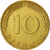 Moneta, Niemcy - RFN, 10 Pfennig, 1970, Munich, EF(40-45), Mosiądz powlekany