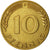 Moneta, Niemcy - RFN, 10 Pfennig, 1971, Stuttgart, EF(40-45), Mosiądz powlekany