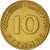 Moneta, Niemcy - RFN, 10 Pfennig, 1972, Stuttgart, EF(40-45), Mosiądz powlekany