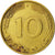 Moneta, Niemcy - RFN, 10 Pfennig, 1973, Stuttgart, EF(40-45), Mosiądz powlekany