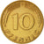 Moneta, Niemcy - RFN, 10 Pfennig, 1976, Stuttgart, EF(40-45), Mosiądz powlekany