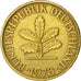 Coin, GERMANY - FEDERAL REPUBLIC, 10 Pfennig, 1978, Stuttgart, EF(40-45), Brass