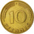 Moneta, Niemcy - RFN, 10 Pfennig, 1980, Stuttgart, EF(40-45), Mosiądz powlekany
