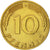 Moneta, Niemcy - RFN, 10 Pfennig, 1981, Karlsruhe, AU(55-58), Mosiądz powlekany