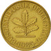Coin, GERMANY - FEDERAL REPUBLIC, 10 Pfennig, 1985, Hambourg, AU(55-58), Brass
