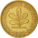 Coin, GERMANY - FEDERAL REPUBLIC, 10 Pfennig, 1993, Hambourg, EF(40-45), Brass