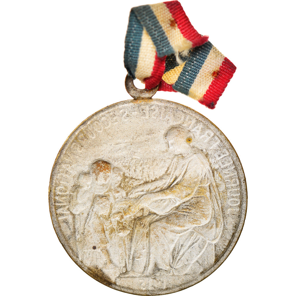 Francia, medaglia, Journée Française du Secours National, 1915, BB+, Alluminio