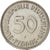 Moneda, ALEMANIA - REPÚBLICA FEDERAL, 50 Pfennig, 1974, Hamburg, MBC+, Cobre -