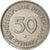 Moneda, ALEMANIA - REPÚBLICA FEDERAL, 50 Pfennig, 1991, Hamburg, MBC, Cobre -