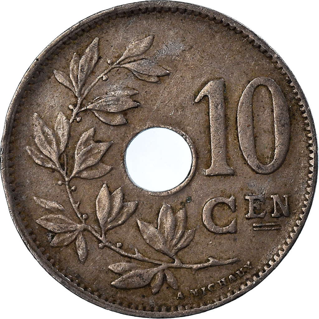 Munten, België, 10 Centimes, 1924