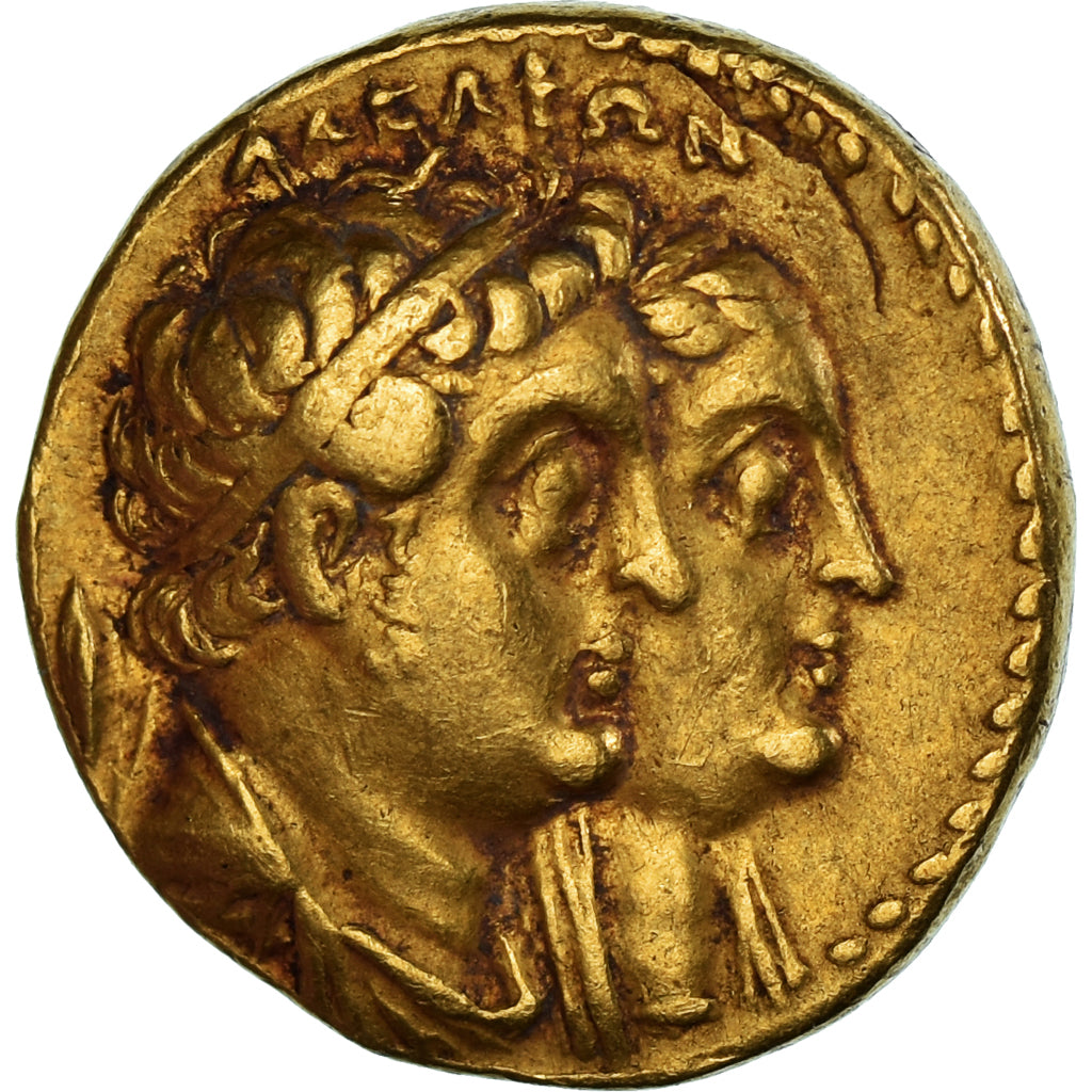 Ptolemy II Philadelphos, 1/2 mnaieion, ca. 270/65-261/0 BC, Alexandria, Gold