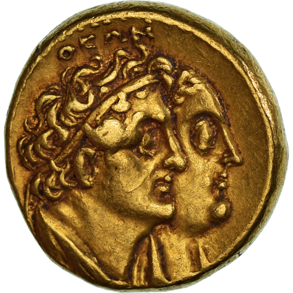 Ptolemy II Philadelphos, 1/2 mnaieion, ca. 270/65-261/0 BC, Alexandria, Gold