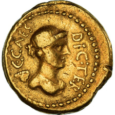 Julius Caesar, Aureus, 45 BC, Rome, Oro, MB+, RPC:475/1