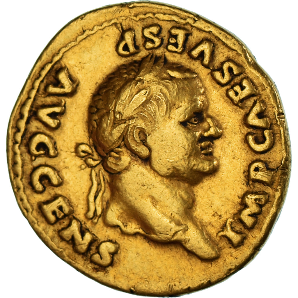 Vespasian, Aureus, 73, Rome, Re-engraved, Gold, VF(30-35), RIC:II-549