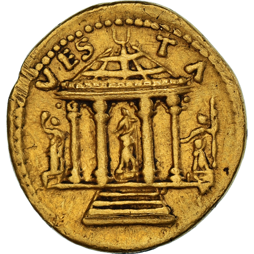 Vespasian, Aureus, 73, Rome, Re-engraved, Gold, VF(30-35), RIC:II-549