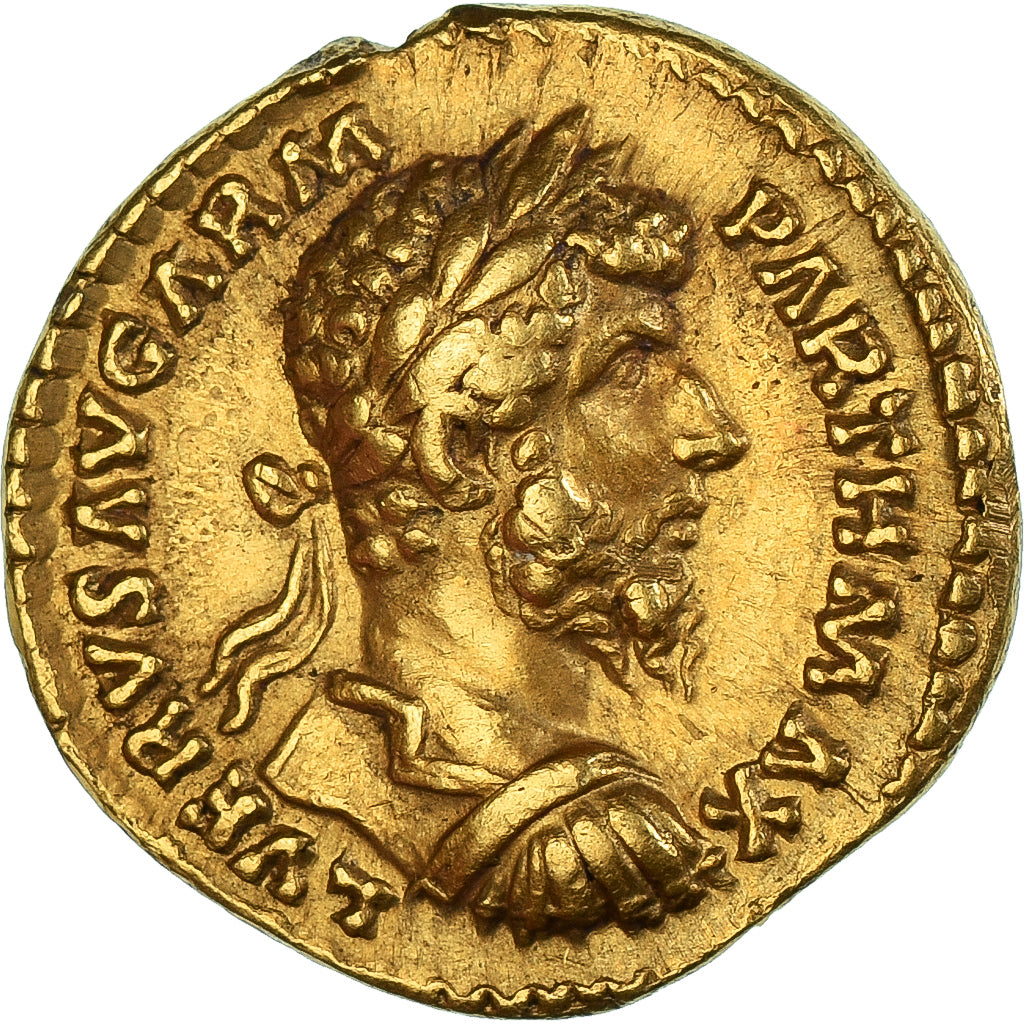 Lucius Verus, Aureus, 166, Rome, Gold, SS, RIC:III-567