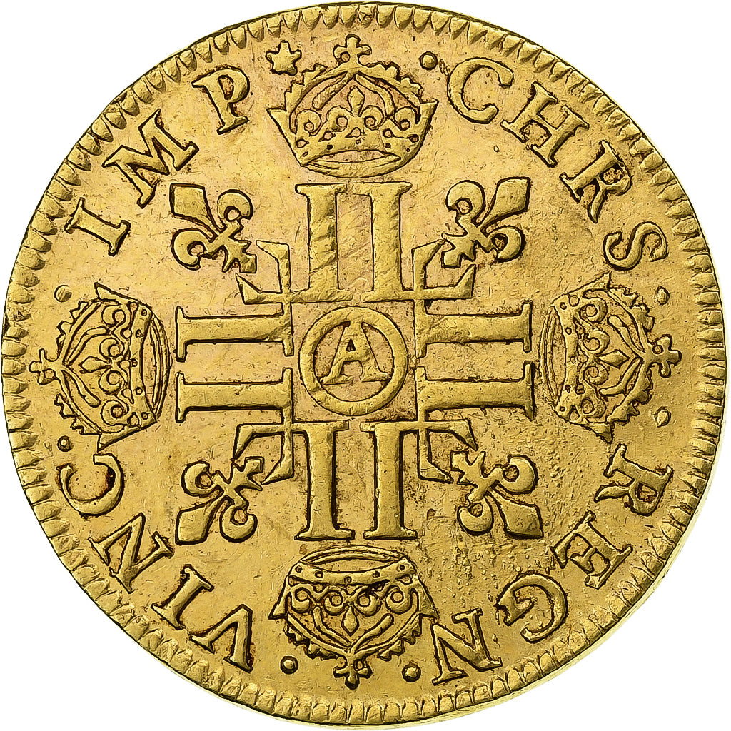 France, Louis XIII, Louis d'Or, 1641, Paris, Gold, AU(50-53), Gadoury:58