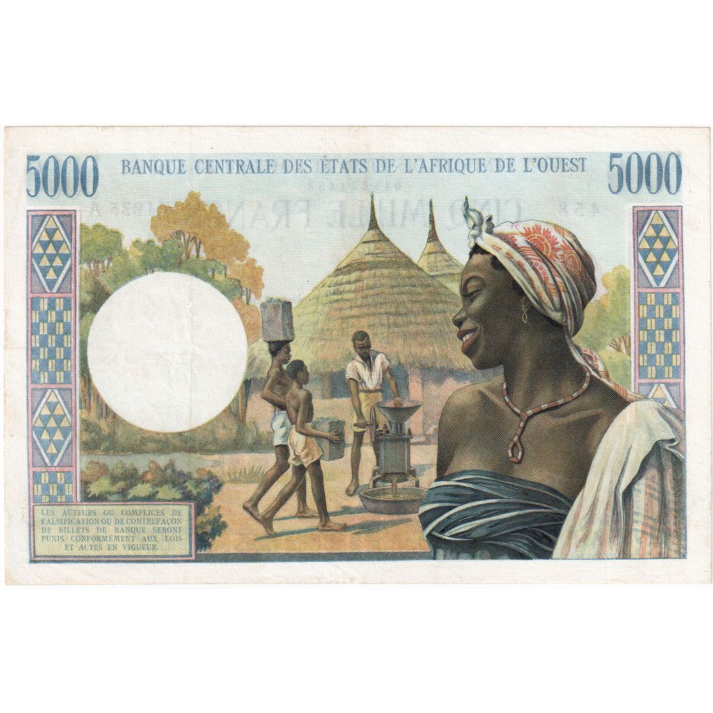 Estados del África Occidental, 5000 Francs, SC