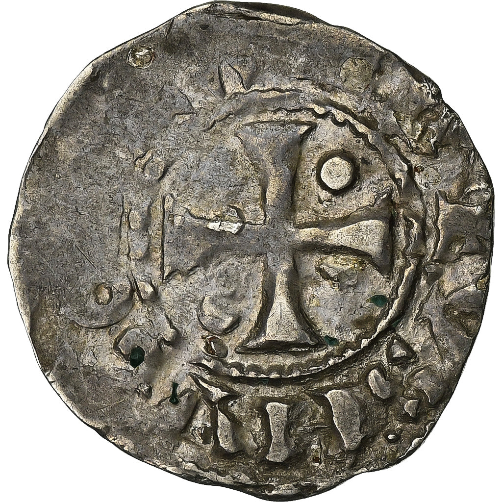 Frankrijk, Hugues Capet, Denarius, 987-996, Beauvais, Billon, FR+, Duplessy:1