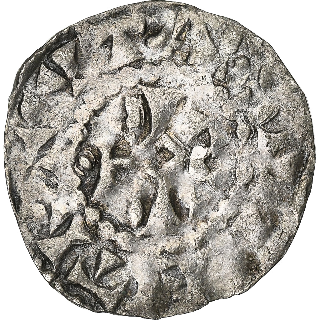 Frankrijk, Henri Ier, Denarius, 1031-1060, Senlis, Zilver, FR+, Duplessy:21